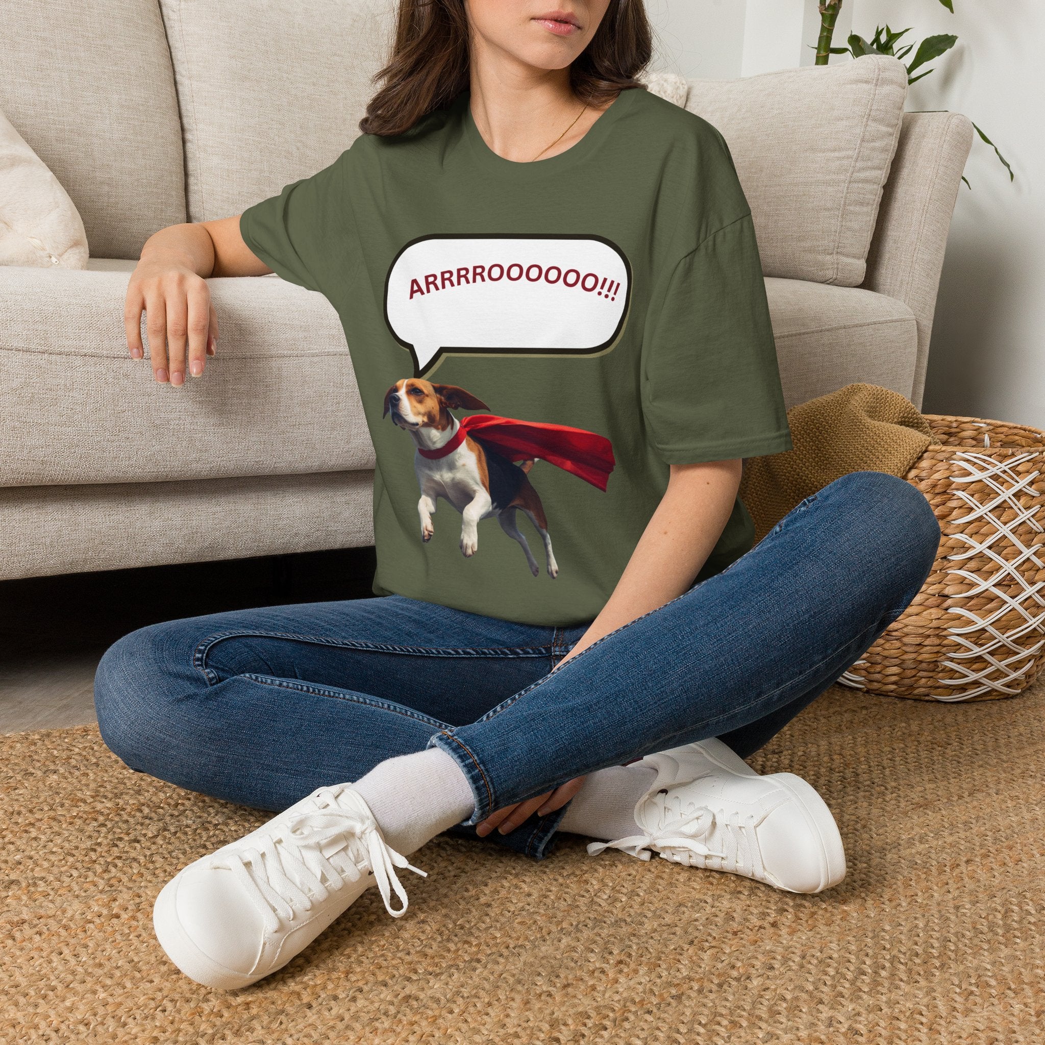 Beagle the Superdog 'ARRRROOOOO!!!' T‑Shirt