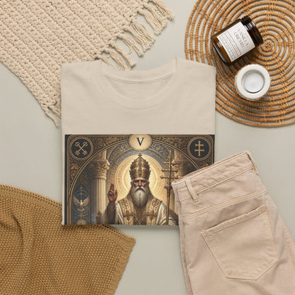 Tarot Hierophant T-Shirt — Spiritual Tarot Card Tee