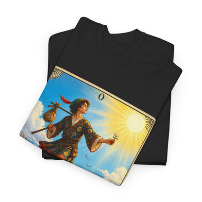The Fool Tarot Card T‑Shirt — Vintage Major Arcana Graphic Tee