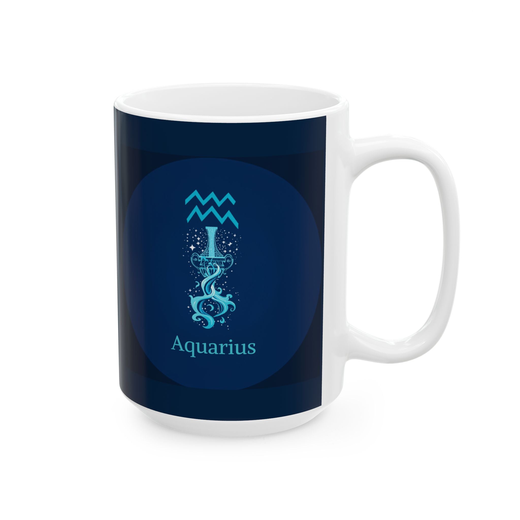 Aquarius Zodiac Ceramic Mug – Zodiac Coffee Cup