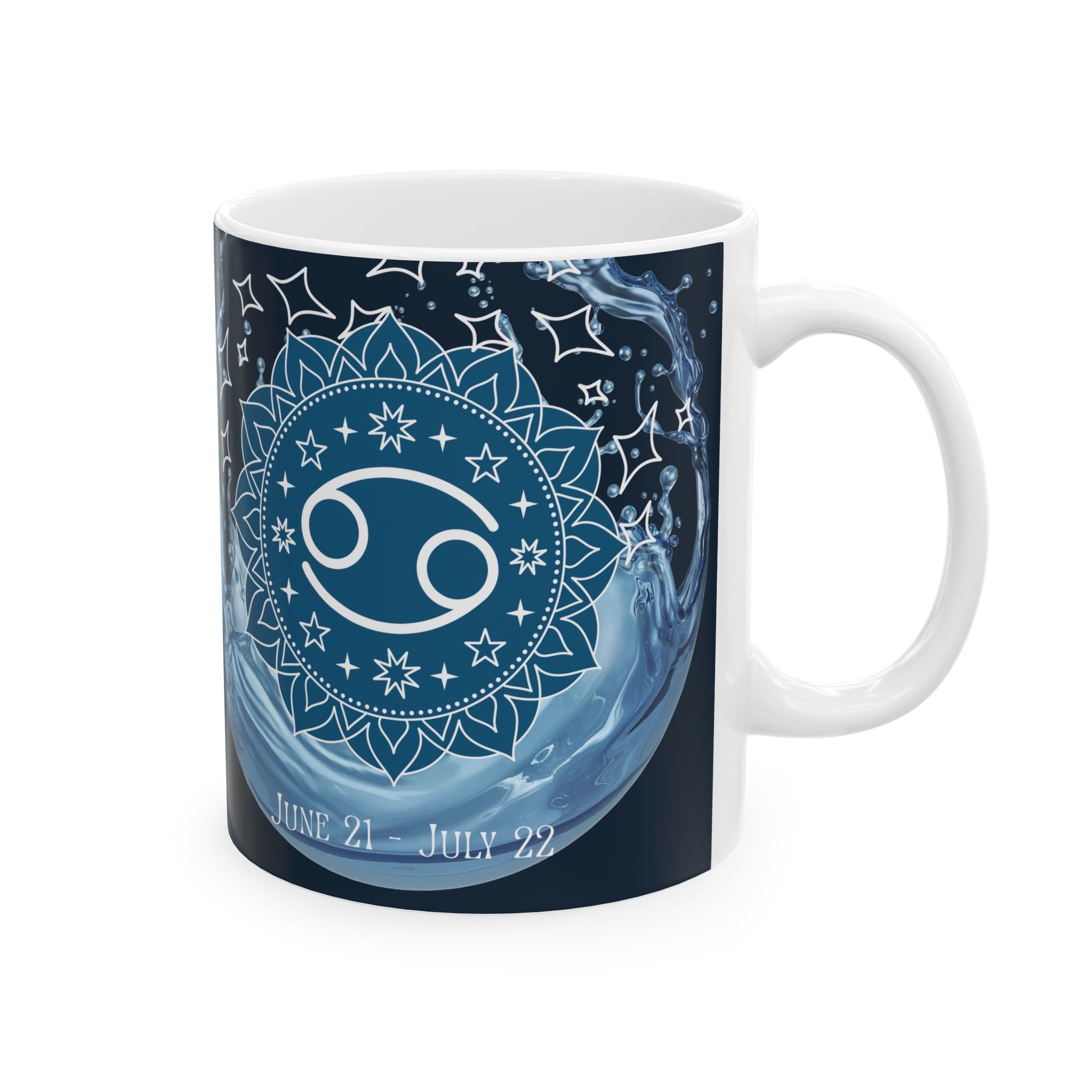 Cancer Zodiac Ceramic Mug — Cancer Zodiac Astrology Coffee Cup (11oz/15oz)