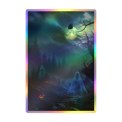 Haunted Night Kiss-Cut Vinyl Decal
