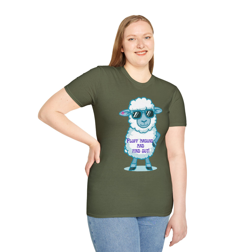 Sassy Sheep T-Shirt — Fluff Around and Find Out Graphic Tee