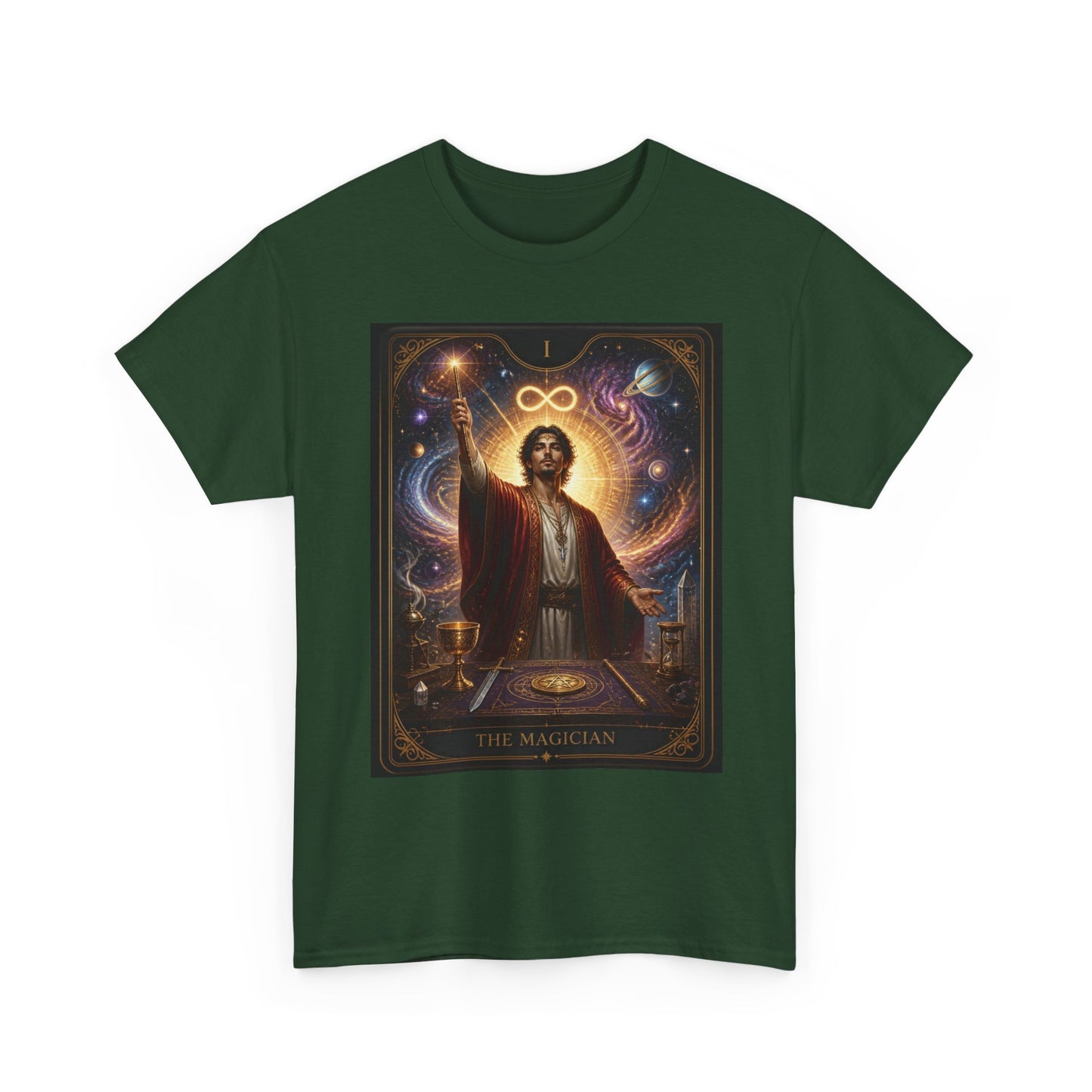 Mystic Magician Tarot T-Shirt — The Magus Arcana Illustration Tee