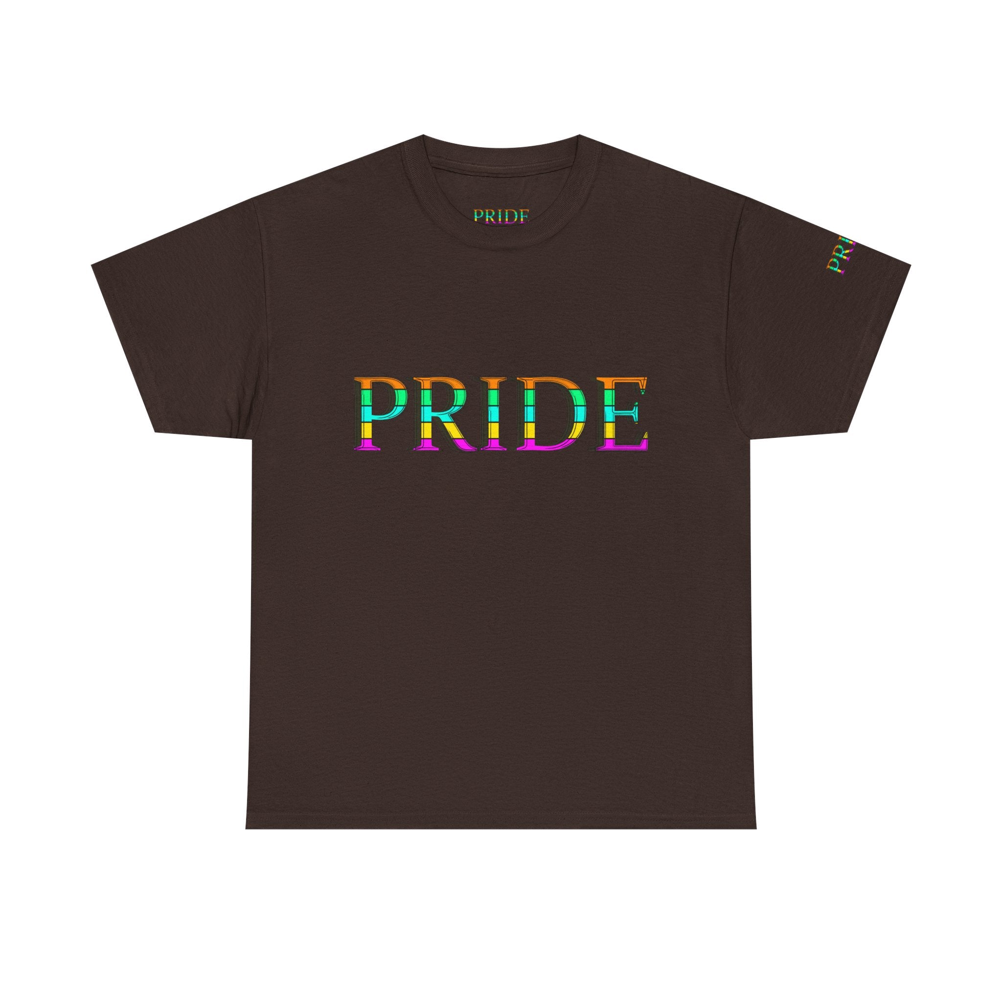 Pride Rainbow Text Tee | LGBTQ+ Pride Shirt