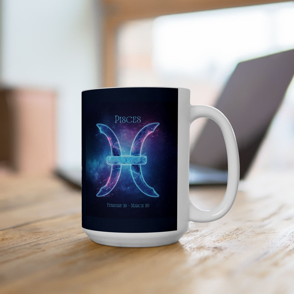 Pisces Zodiac Ceramic Mug — Pisces Zodiac 11oz/15oz