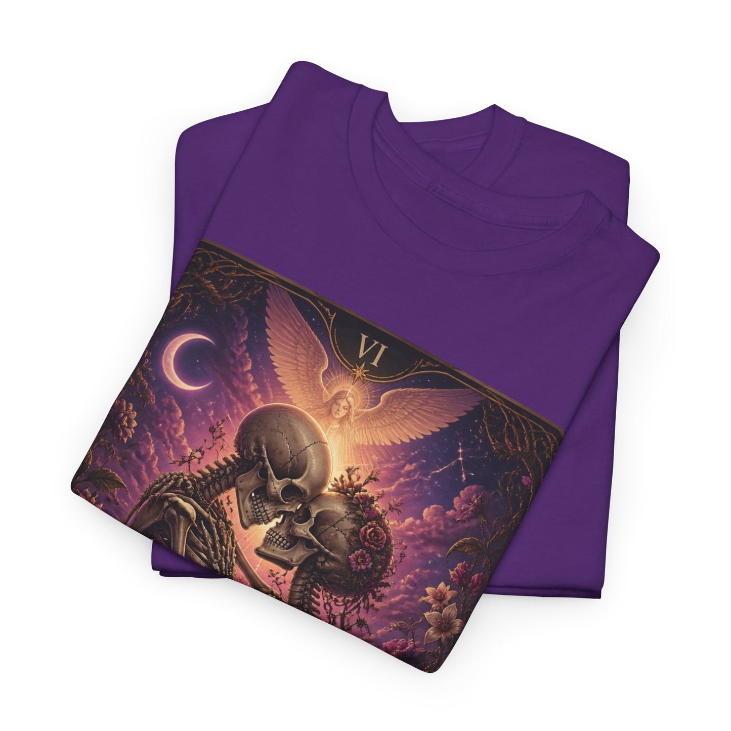 Tarot 'The Lovers' Skeleton Kiss Tee