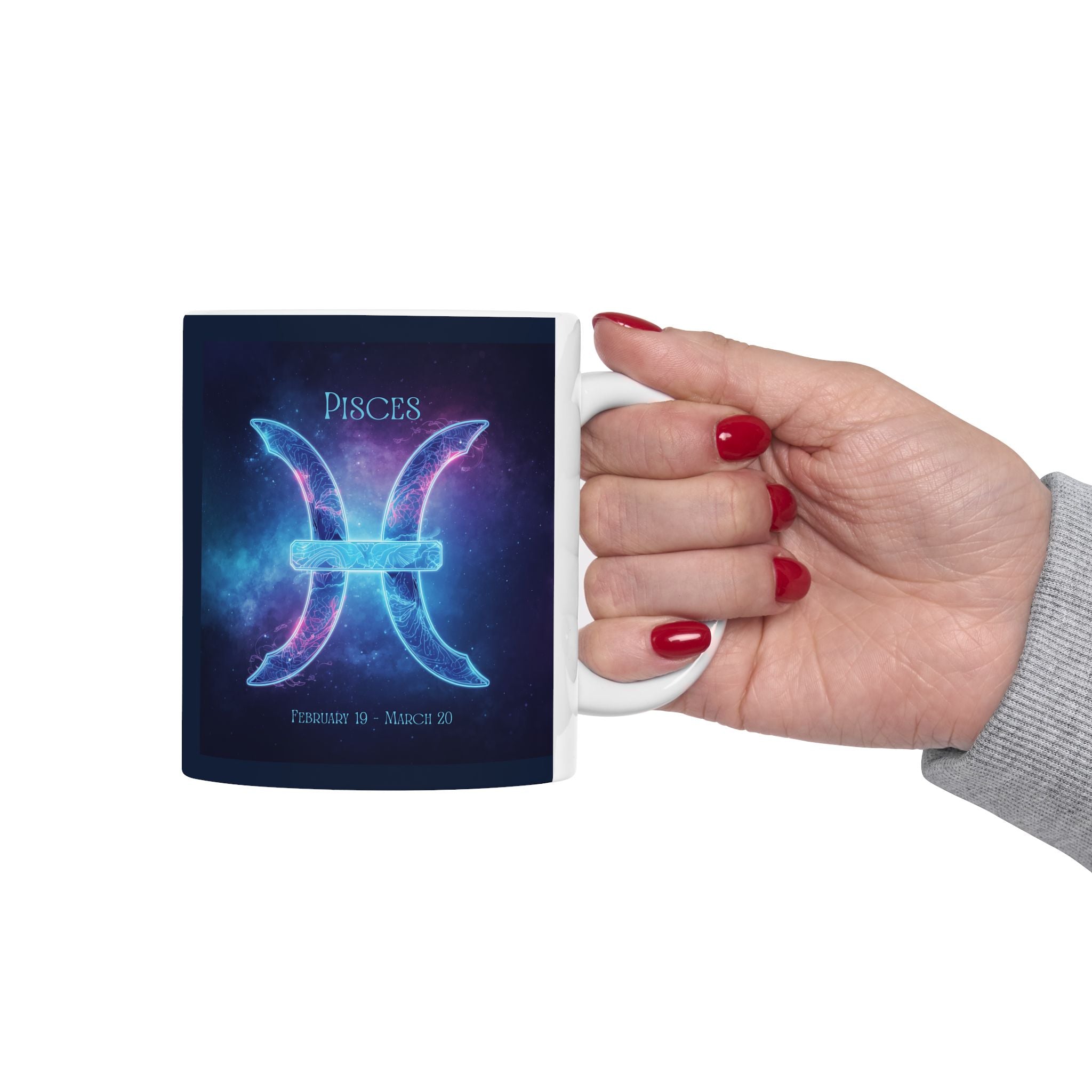 Pisces Zodiac Ceramic Mug — Pisces Zodiac 11oz/15oz