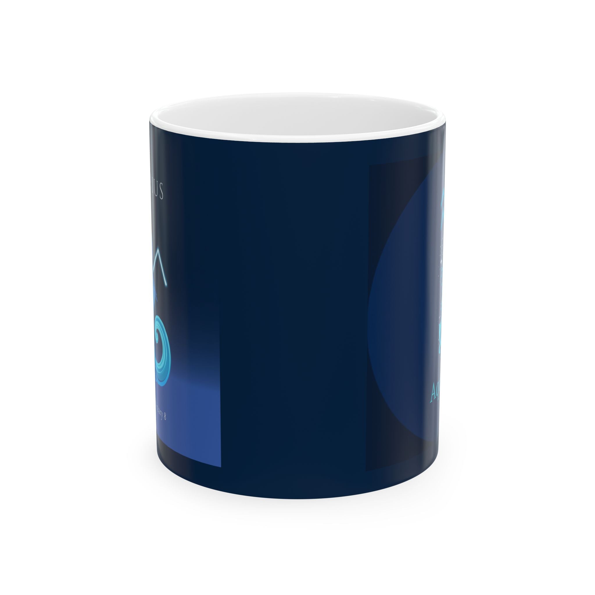 Aquarius Zodiac Ceramic Mug – Zodiac Coffee Cup