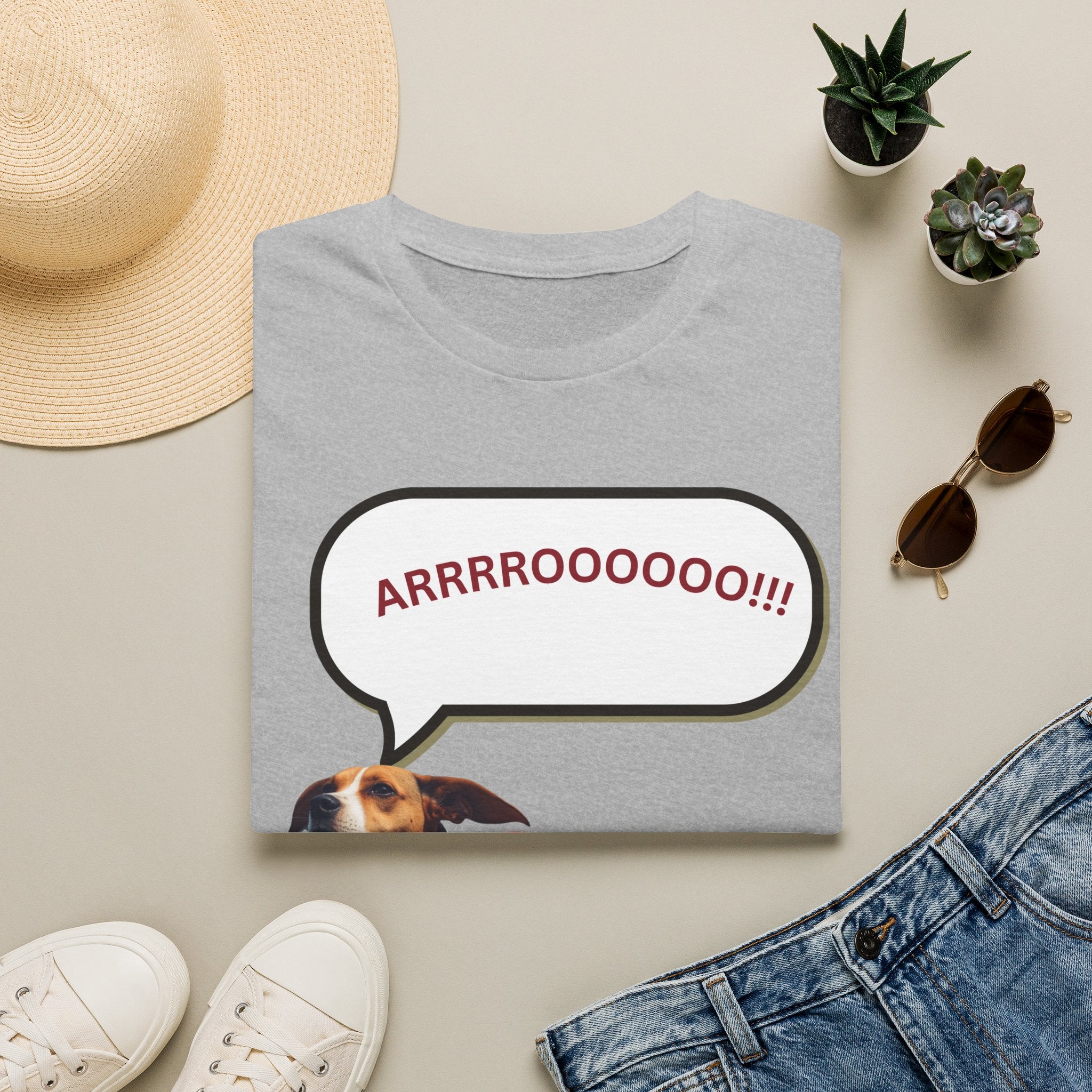 Beagle the Superdog 'ARRRROOOOO!!!' T‑Shirt