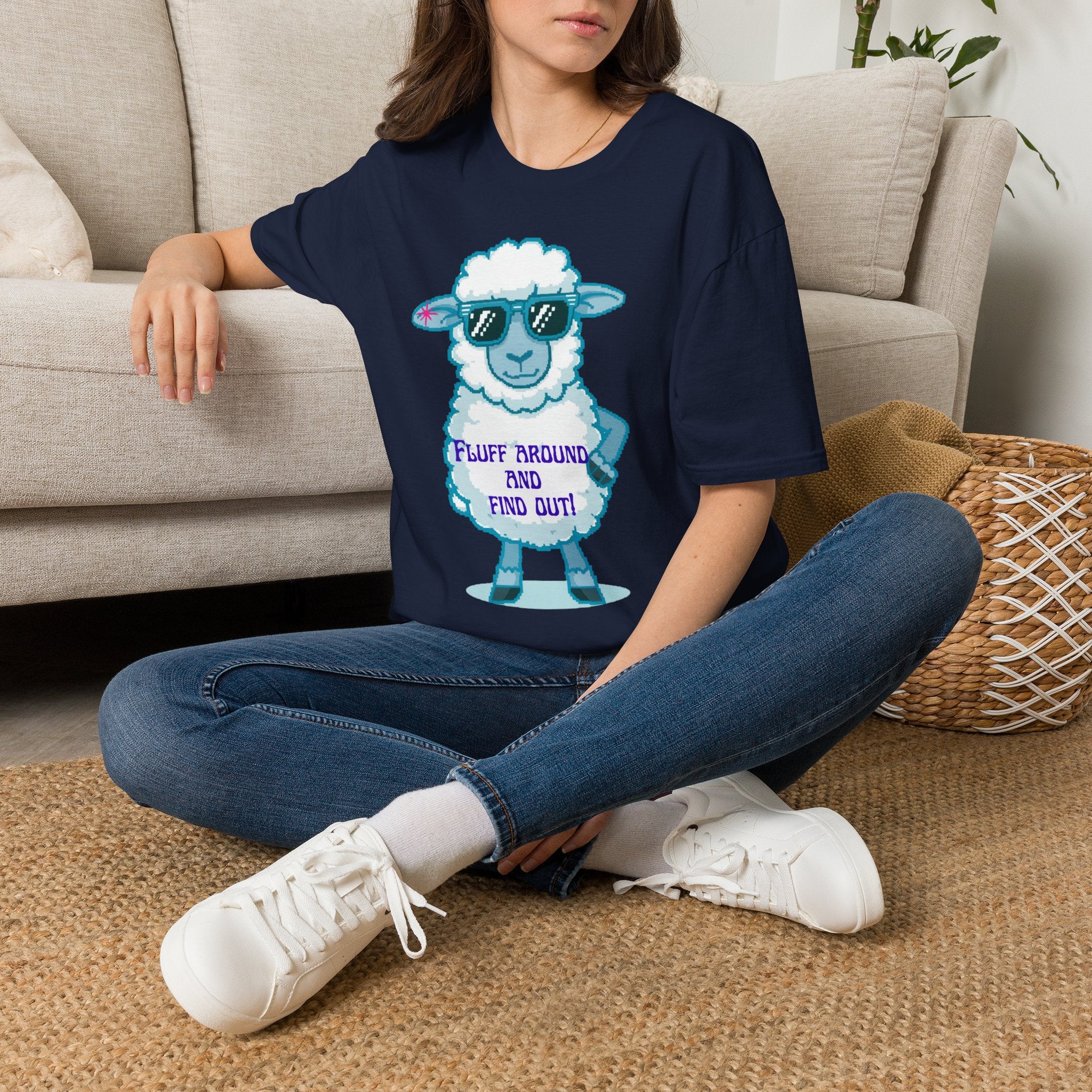 Sassy Sheep T-Shirt — Fluff Around and Find Out Graphic Tee
