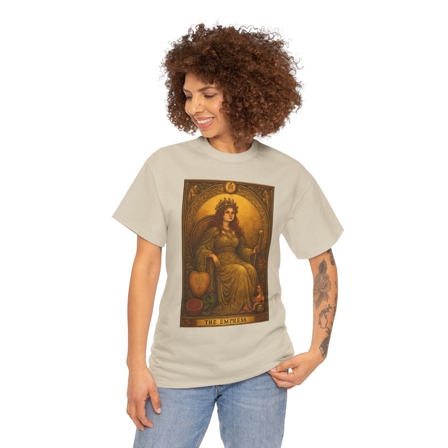 The Empress Tarot Card T-Shirt — Vintage Occult Astrology Graphic Tee