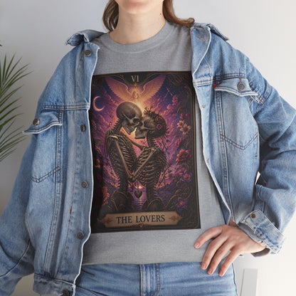 Tarot 'The Lovers' Skeleton Kiss Tee