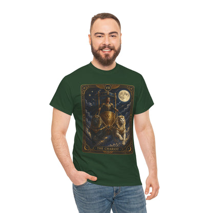 The Chariot Tarot T-Shirt — Vintage Occult Illustration Tee