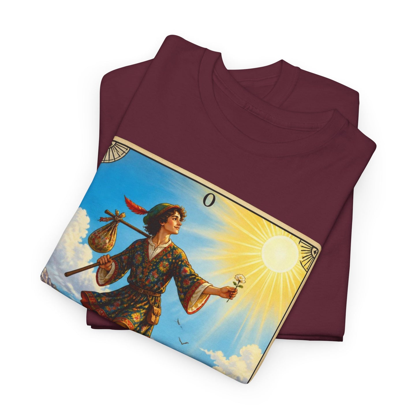 The Fool Tarot Card T‑Shirt — Vintage Major Arcana Graphic Tee