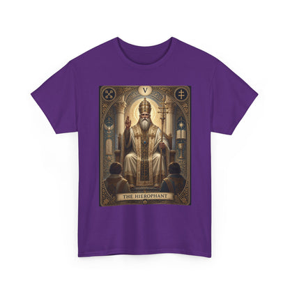 Tarot Hierophant T-Shirt — Spiritual Tarot Card Tee