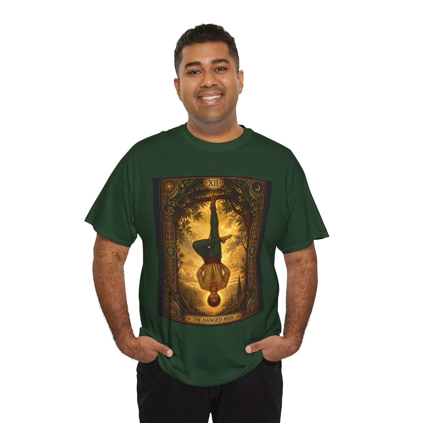 Tarot Hanged Man T-Shirt — Vintage Occult Tarot Card Graphic Tee