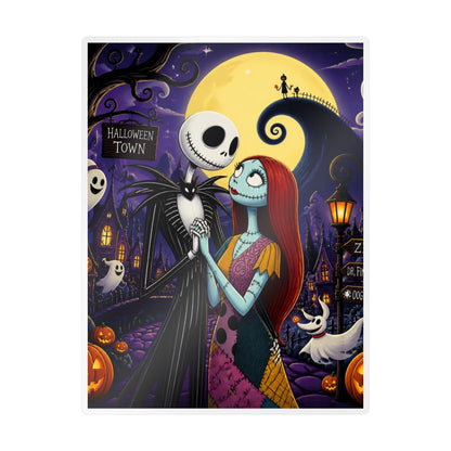 Nightmare Before Christmas Vinyl Decal — Jack & Sally Kiss-Cut Sticker