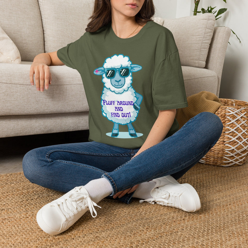 Sassy Sheep T-Shirt — Fluff Around and Find Out Graphic Tee