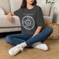Tarot T-Shirt — "The Cards Know" Mystic Tarot Deck Circle Tee