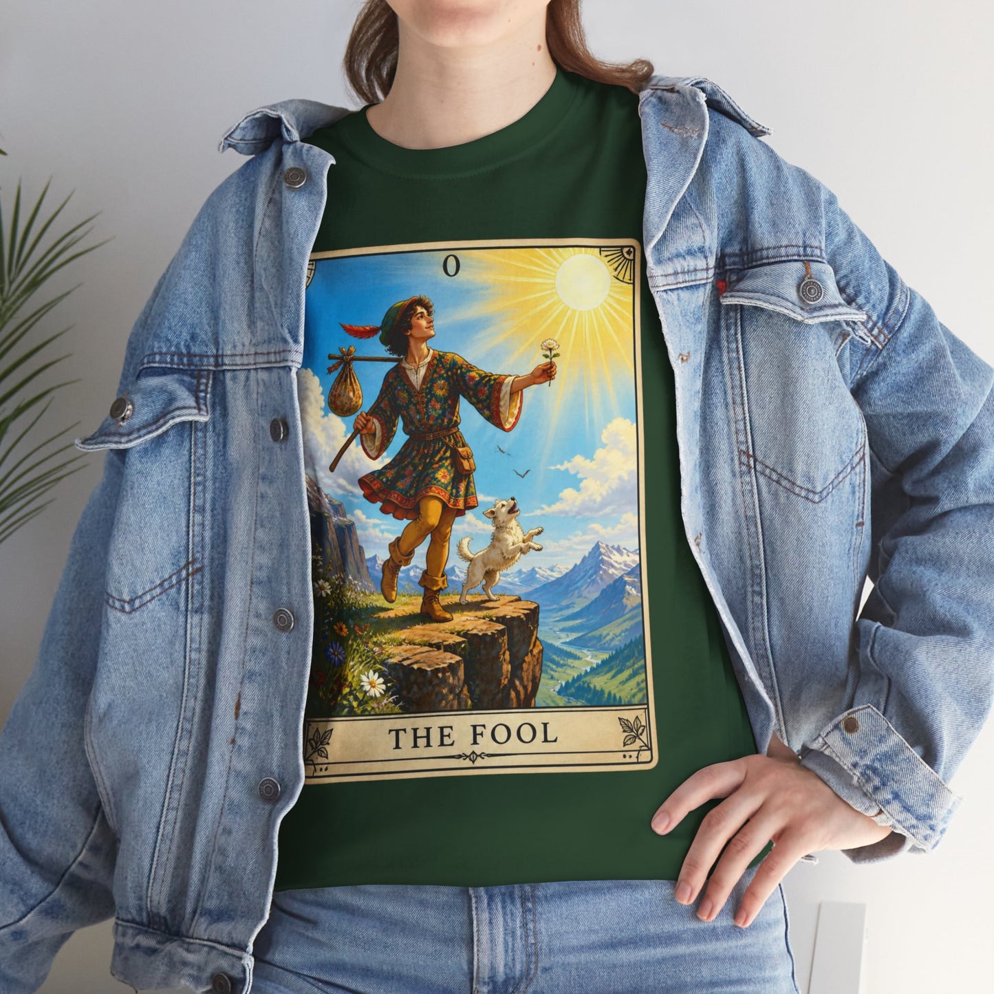The Fool Tarot Card T‑Shirt — Vintage Major Arcana Graphic Tee
