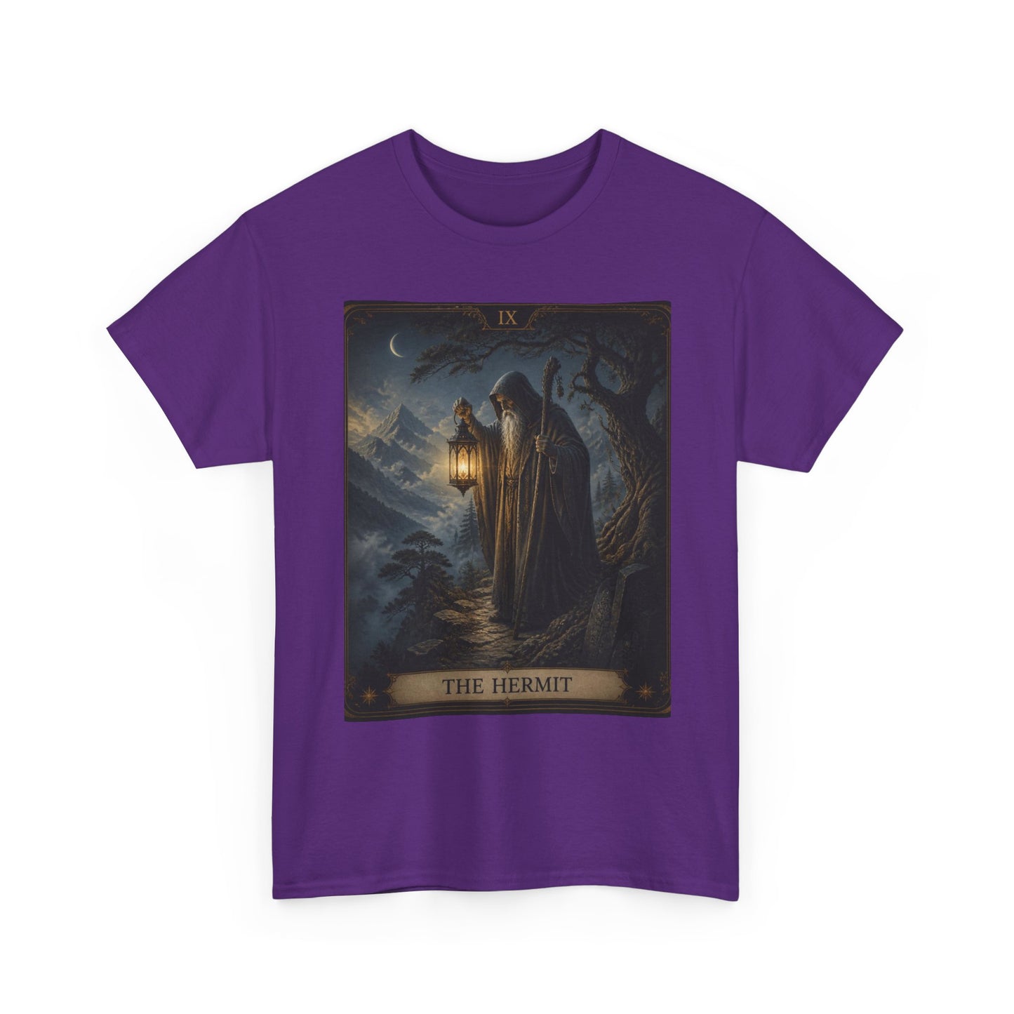 Tarot 'The Hermit' T-Shirt – Mystic Lantern Card Tee