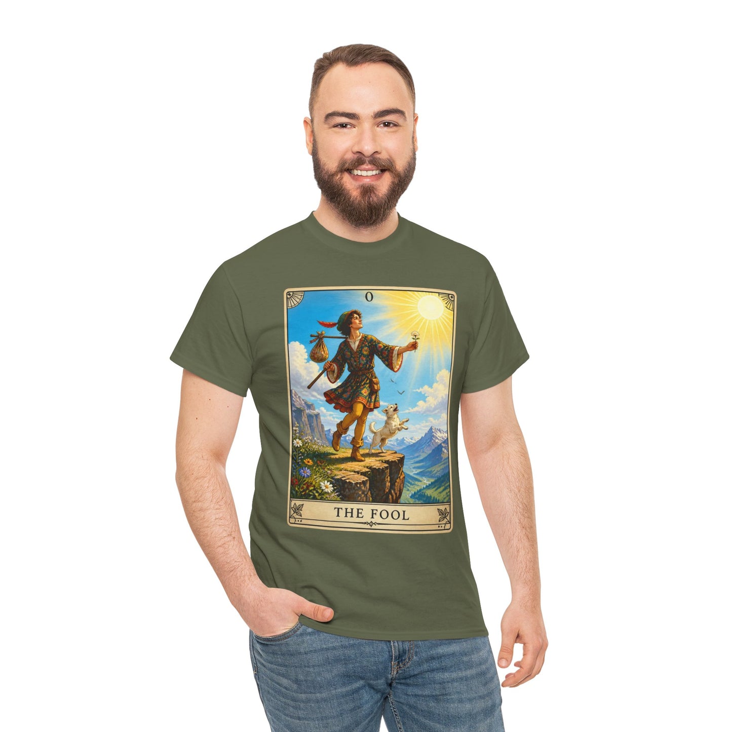 The Fool Tarot Card T‑Shirt — Vintage Major Arcana Graphic Tee