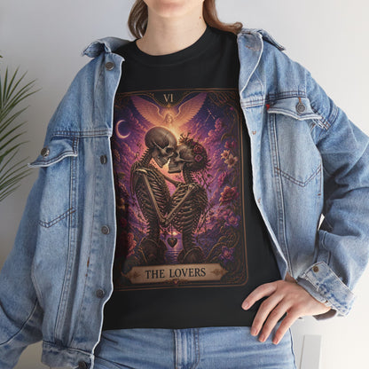 Tarot 'The Lovers' Skeleton Kiss Tee