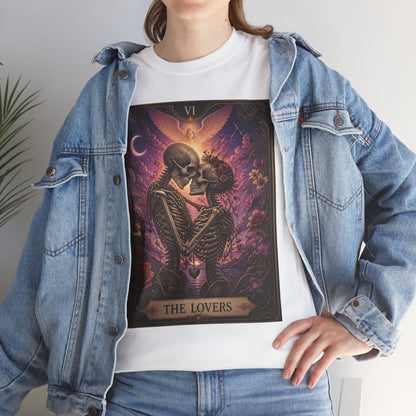 Tarot 'The Lovers' Skeleton Kiss Tee