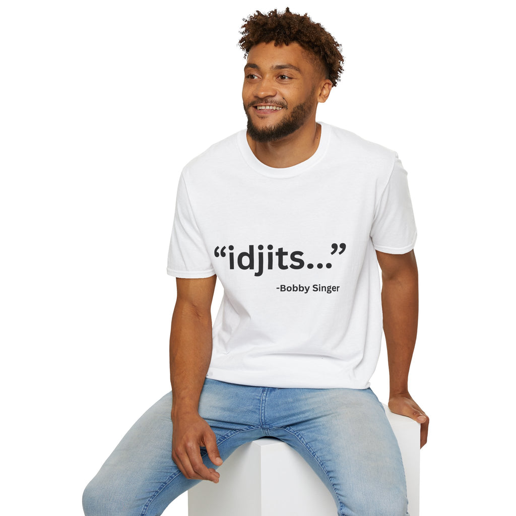 idjits quote T-Shirt | Bobby Singer Supernatural TV Show Tee
