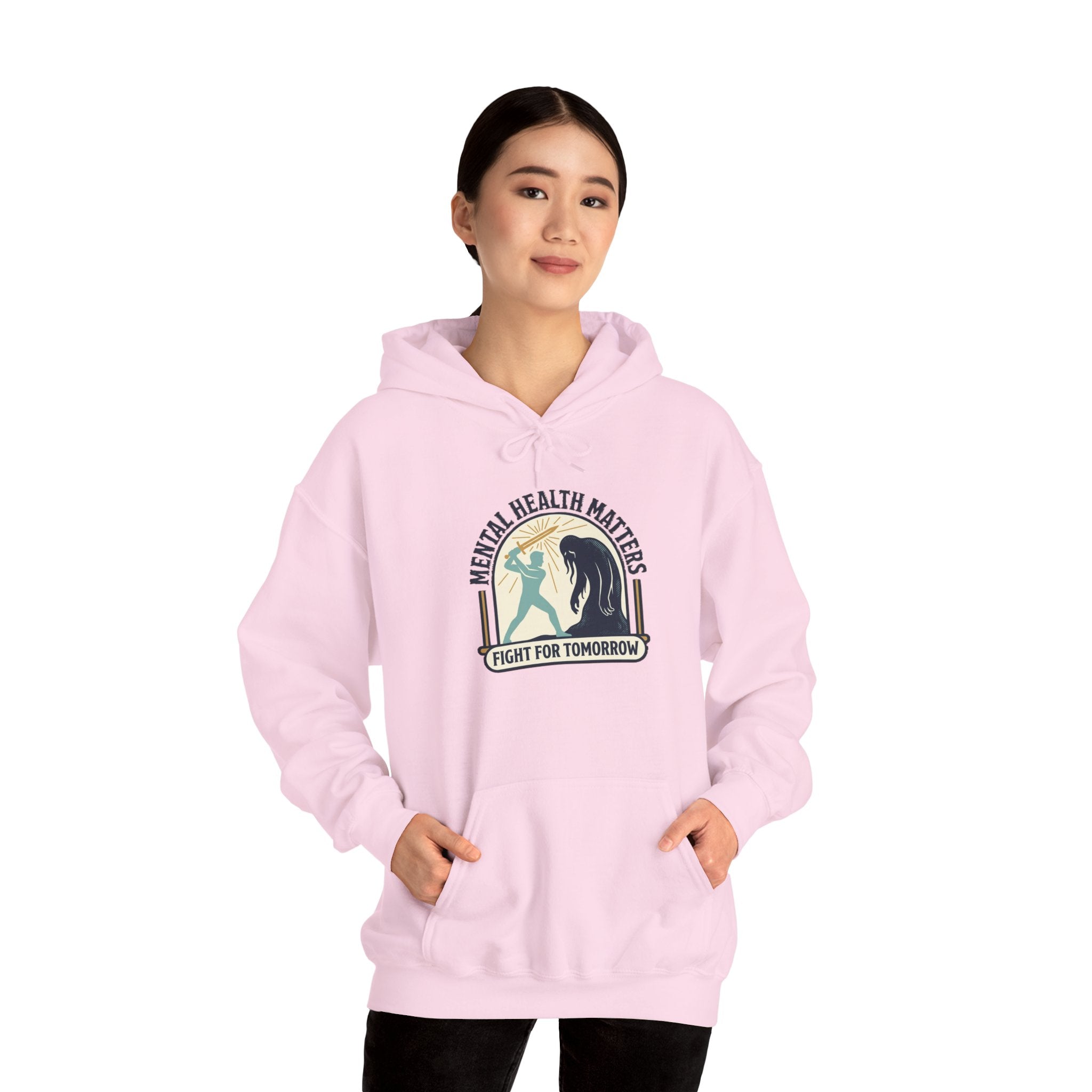 Mental Health Matters Hoodie | Wear Green, Awareness Ribbon, Self-Care