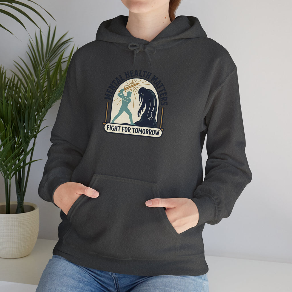 Mental Health Matters Hoodie | Wear Green, Awareness Ribbon, Self-Care