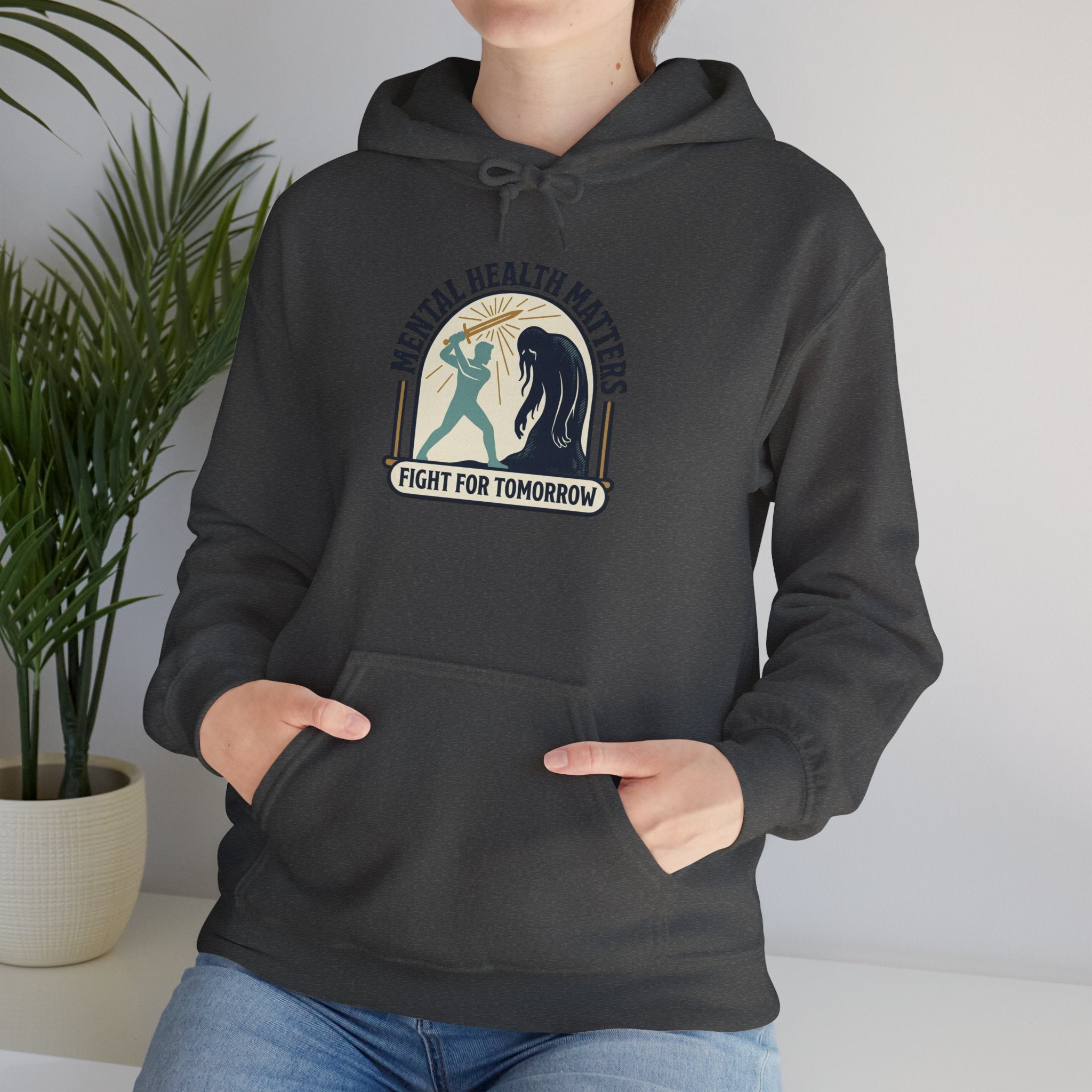 Mental Health Matters Hoodie | Wear Green, Awareness Ribbon, Self-Care