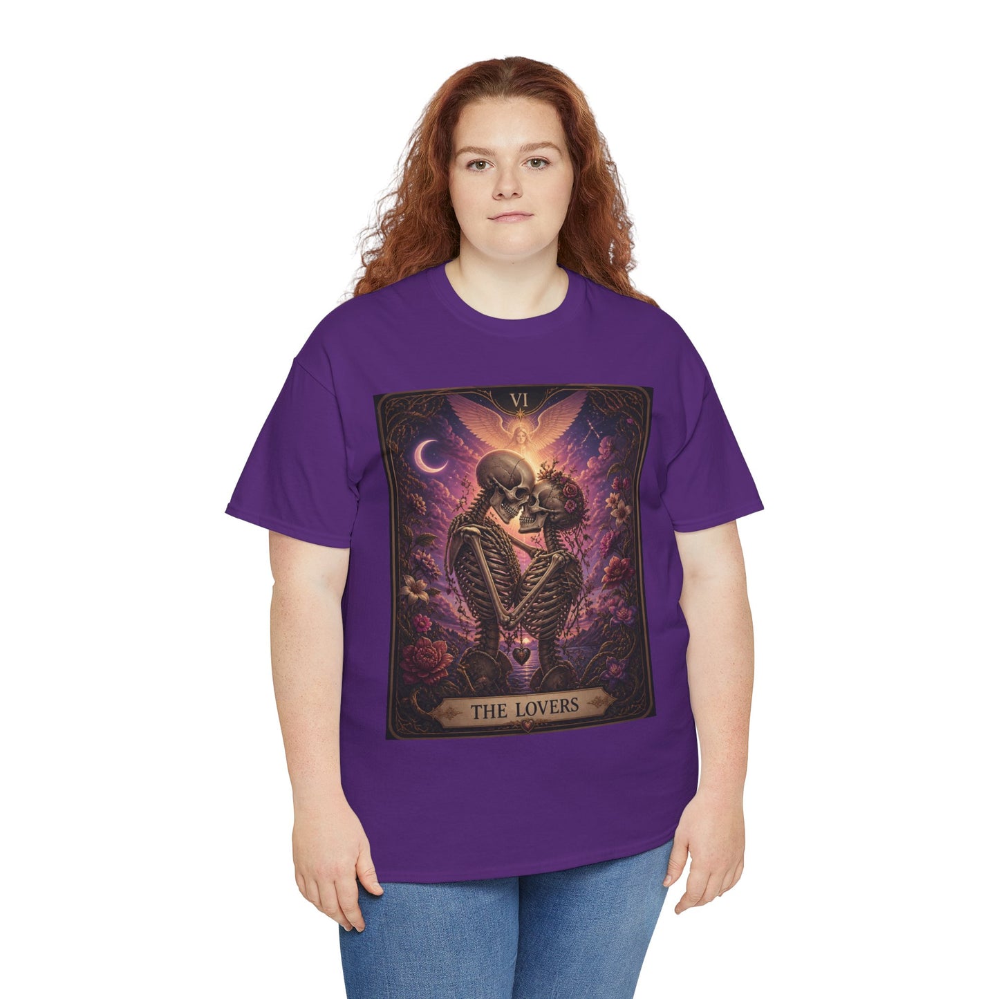 Tarot 'The Lovers' Skeleton Kiss Tee