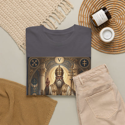 Tarot Hierophant T-Shirt — Spiritual Tarot Card Tee