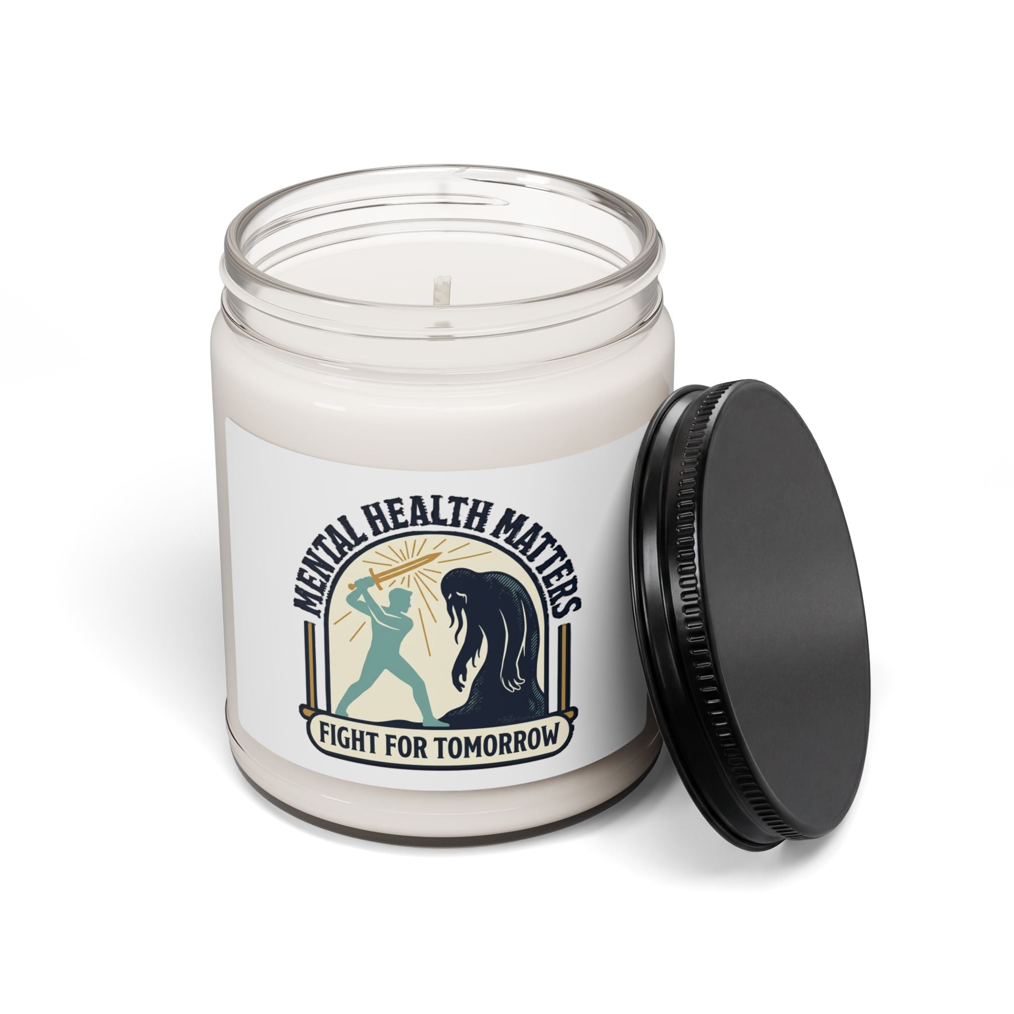 Mental Health Matters Soy Candle | Wear Green, Self-Care Awareness