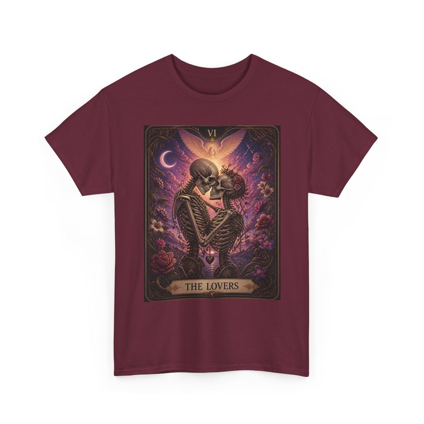 Tarot 'The Lovers' Skeleton Kiss Tee