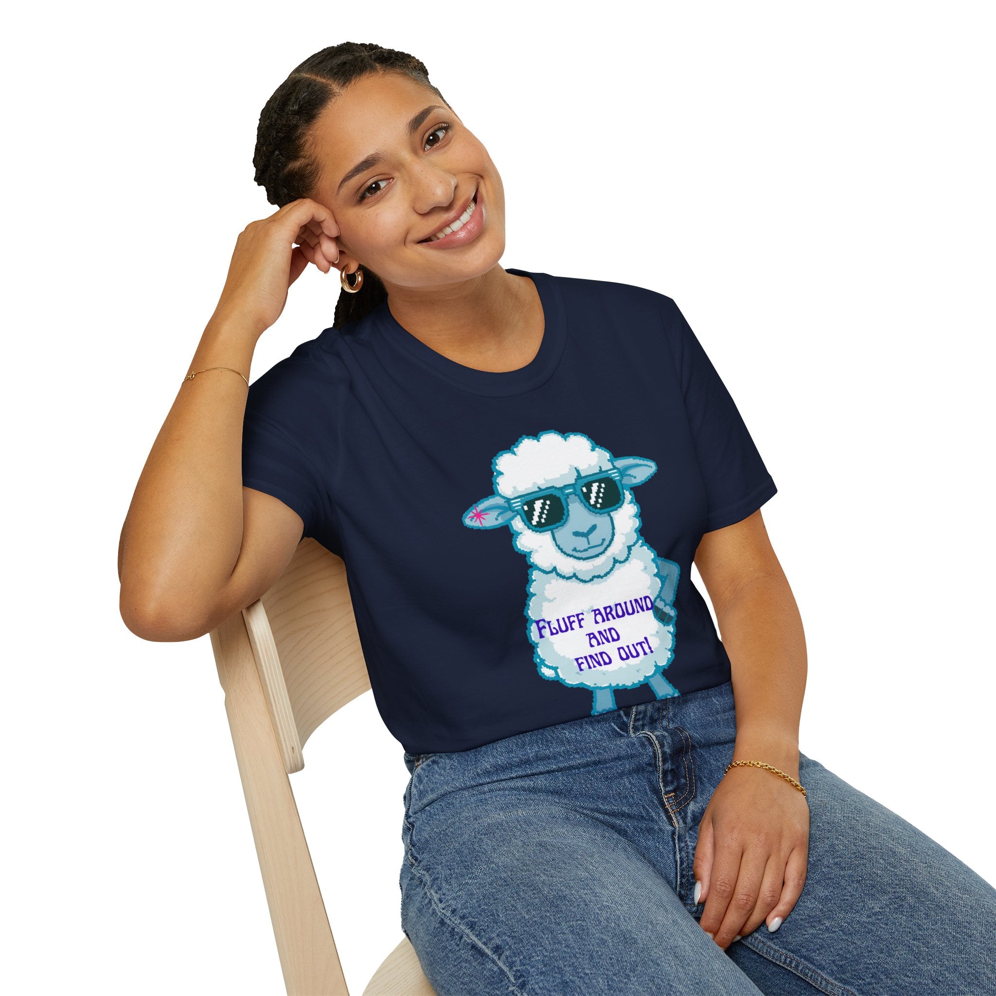 Sassy Sheep T-Shirt — Fluff Around and Find Out Graphic Tee