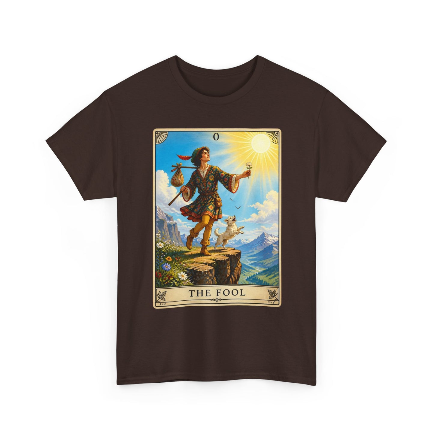 The Fool Tarot Card T‑Shirt — Vintage Major Arcana Graphic Tee