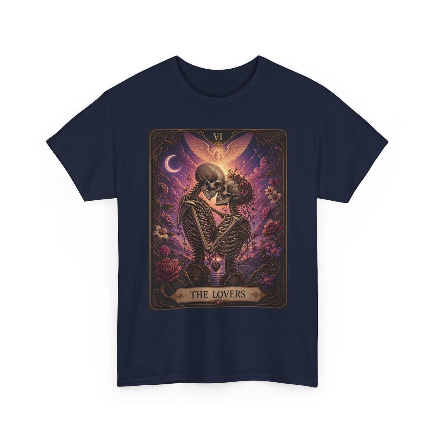 Tarot 'The Lovers' Skeleton Kiss Tee