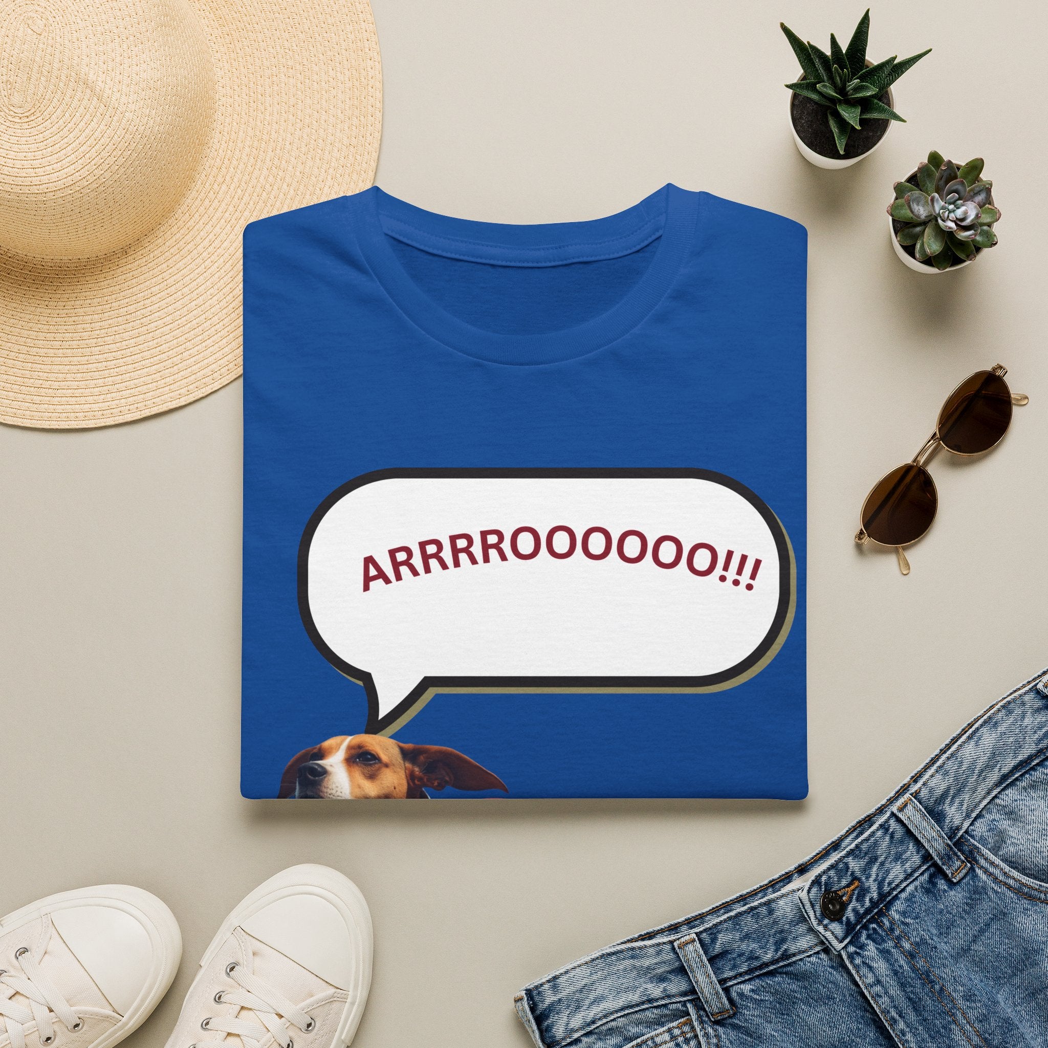 Beagle the Superdog 'ARRRROOOOO!!!' T‑Shirt