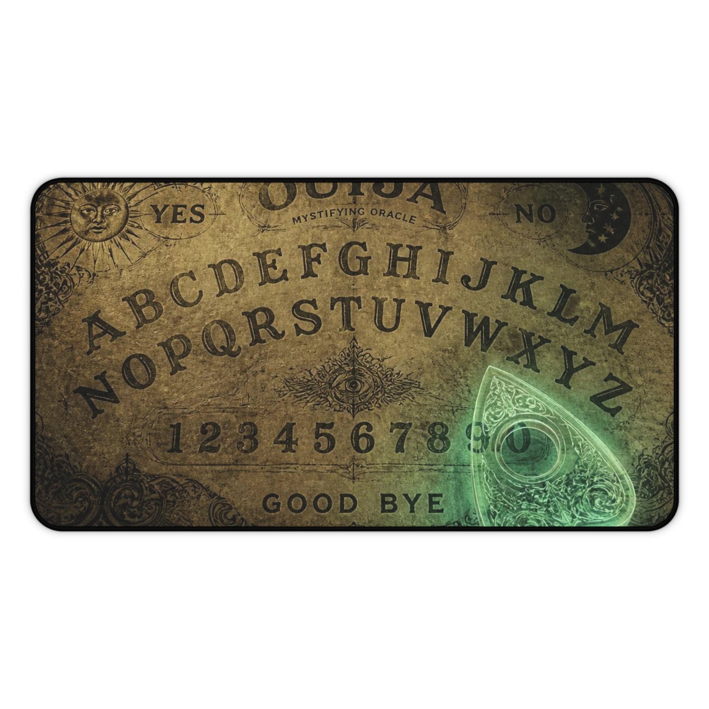 Ouija Board Desk Mat – Vintage Spirit Board Mouse Pad