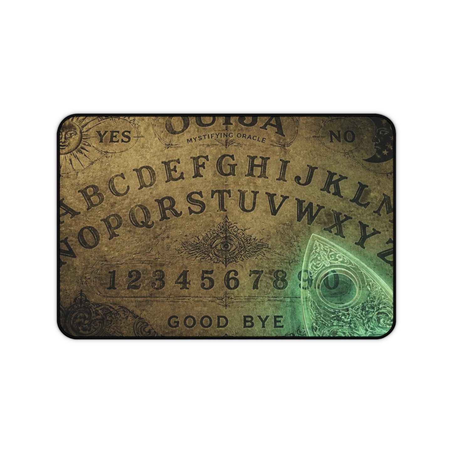 Ouija Board Desk Mat – Vintage Spirit Board Mouse Pad