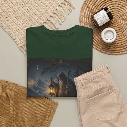 Tarot 'The Hermit' T-Shirt – Mystic Lantern Card Tee