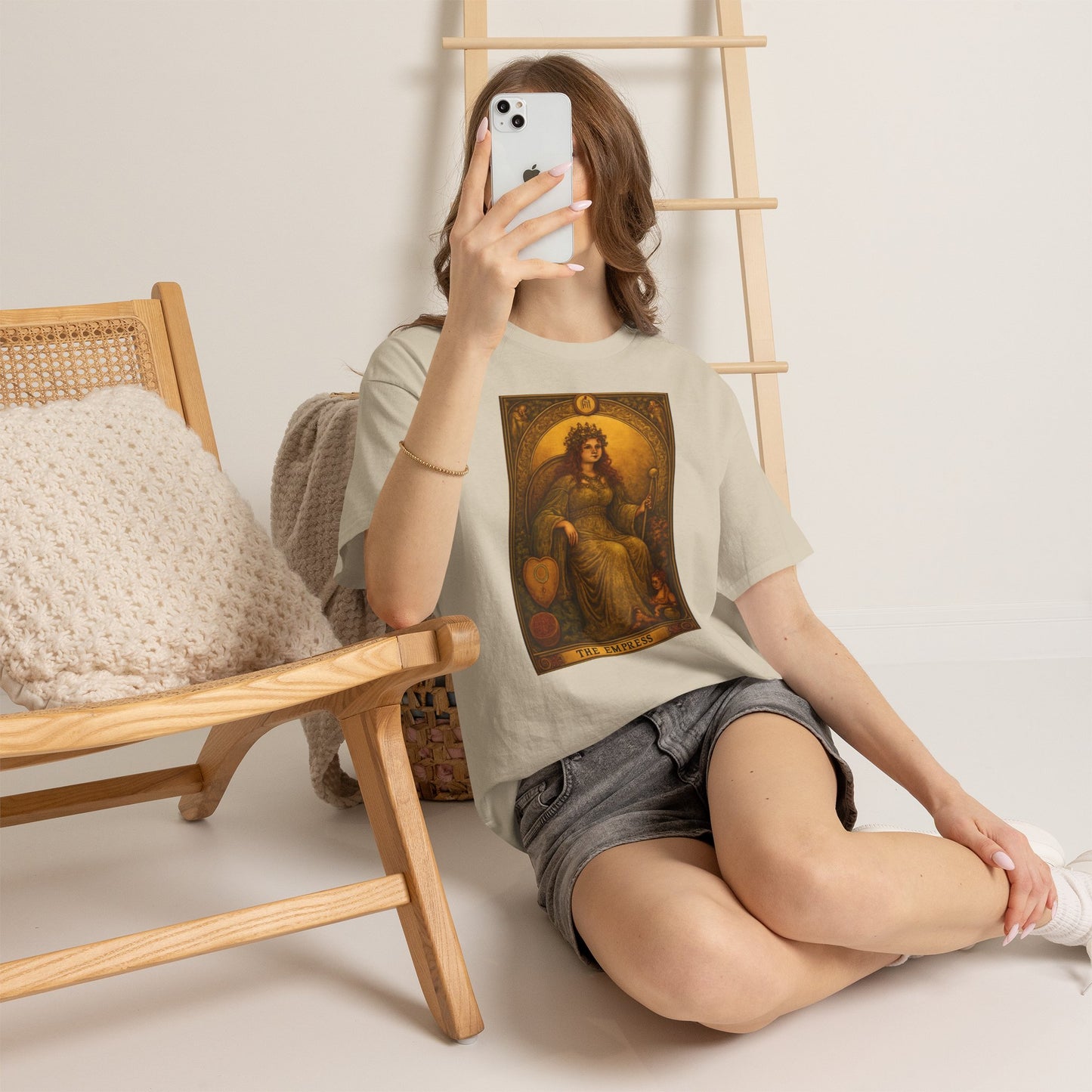 The Empress Tarot Card T-Shirt — Vintage Occult Astrology Graphic Tee