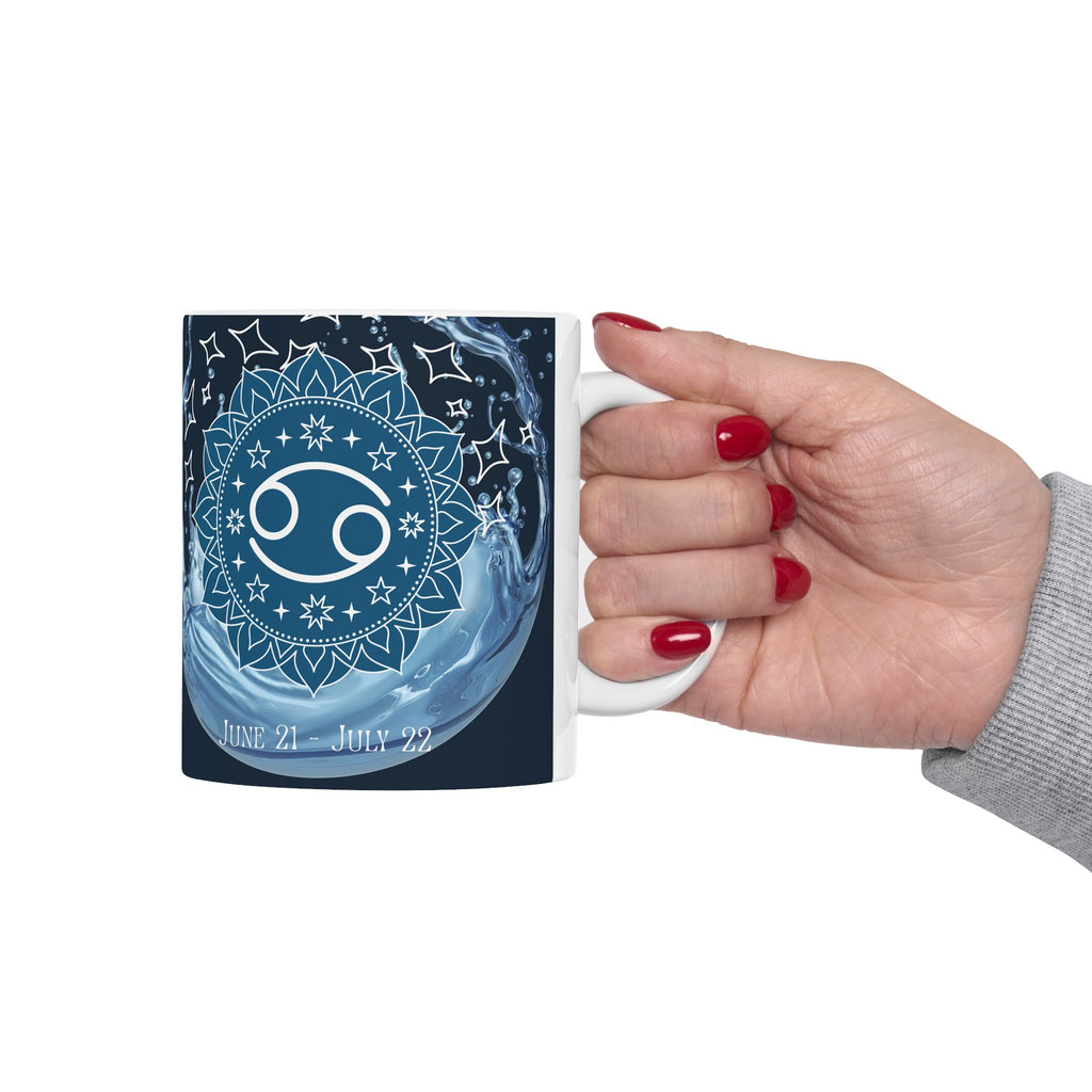 Cancer Zodiac Ceramic Mug — Cancer Zodiac Astrology Coffee Cup (11oz/15oz)