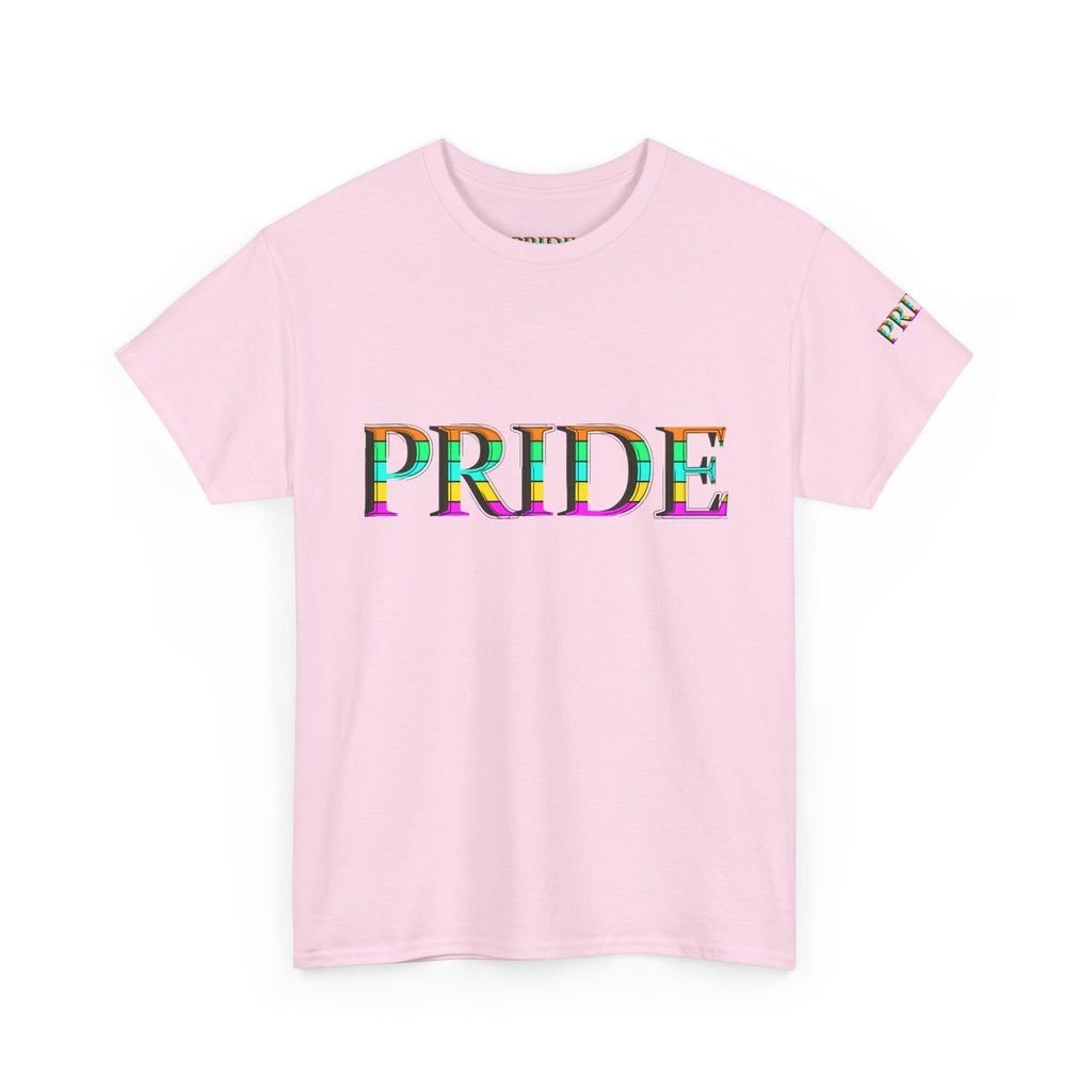 Pride Rainbow Text Tee | LGBTQ+ Pride Shirt