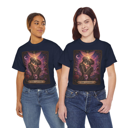 Tarot 'The Lovers' Skeleton Kiss Tee