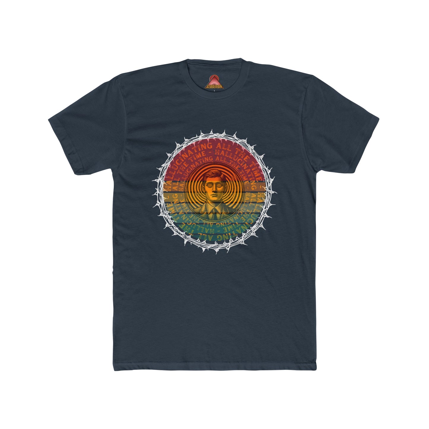Vintage Buddha Mandala T-Shirt | Retro Rainbow Spiritual Tee