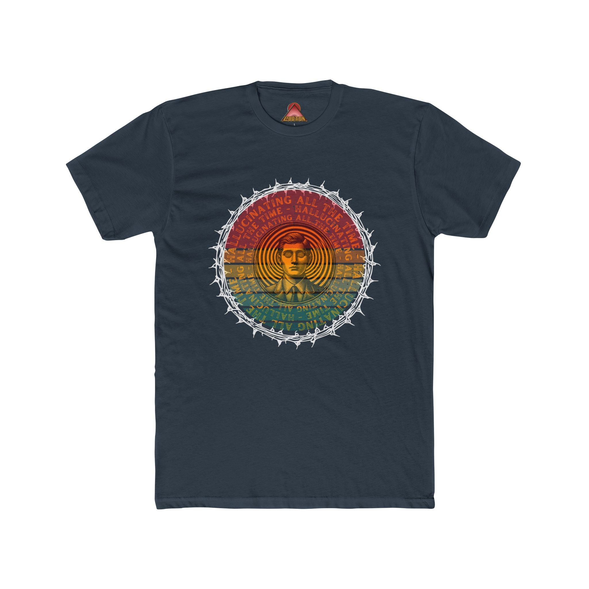 Vintage Buddha Mandala T-Shirt | Retro Rainbow Spiritual Tee
